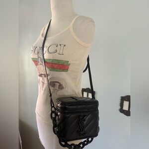 Brand new ysl gwp Black Quilted Crossbody Bag